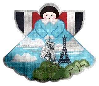Angel with charms: French (Eiffel Tower)