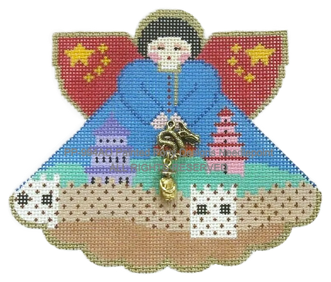Angel with charms: China (Great Wall)