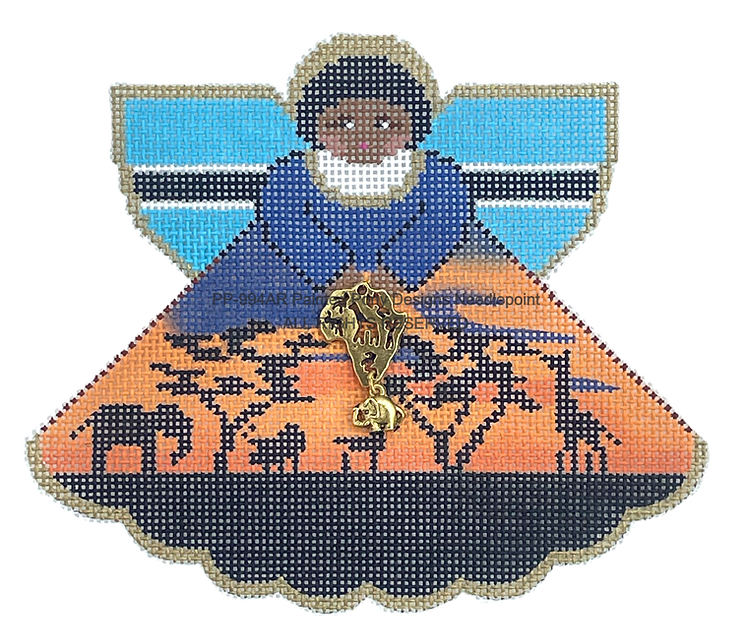 Angel with charms: Africa/Botswana (Sunset)