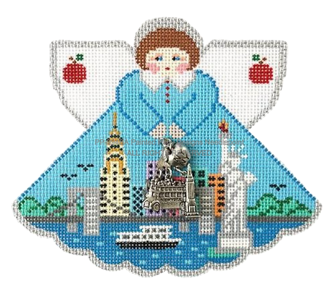 Angel with charms: New York (cityscape)