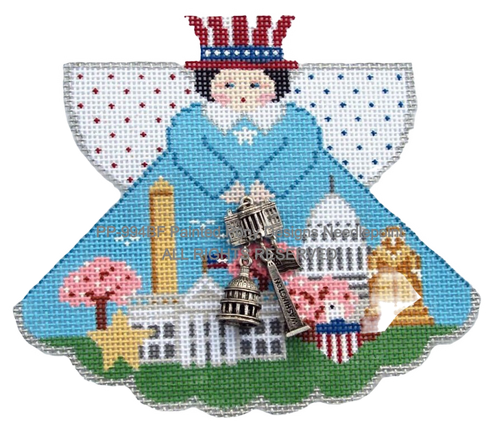 Angel with charms: Washington DC (cityscape)  w free SG