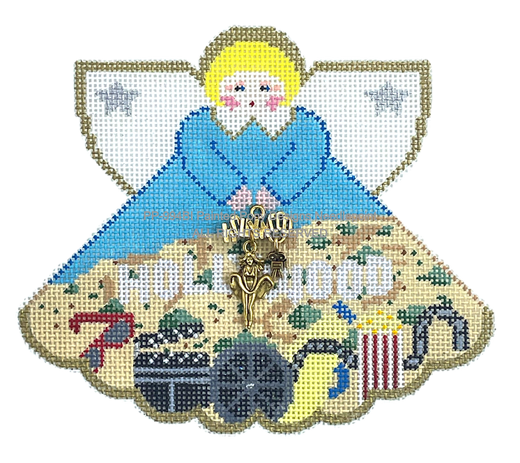 Angel with charms: Hollywood (collage)