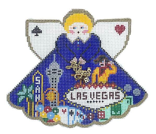 Angel with charms: Las Vegas (collage)