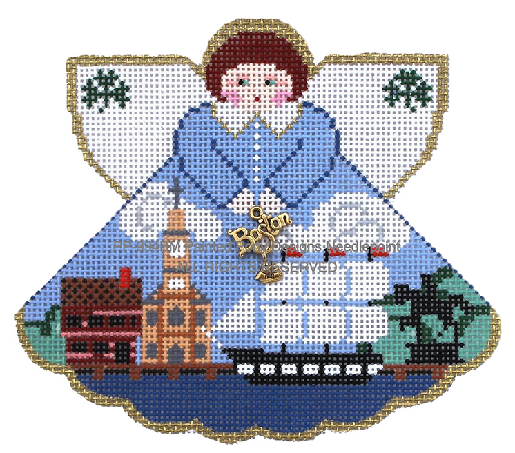 Angel with charms: Boston (cityscape)