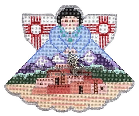 Angel with charms: New Mexico (Taos Pueblo)