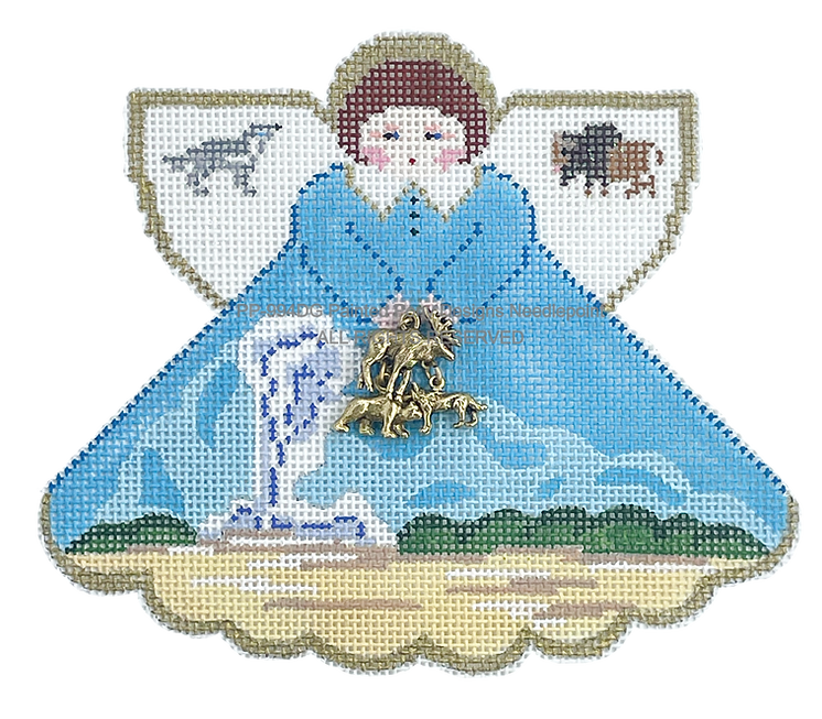 Angel with charms: Yellowstone (Old Faithful)