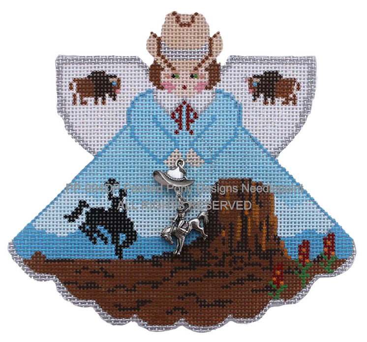 Angel with charms: Wyoming (Devil's Tower)