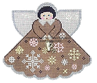 Angel with charms: Hot Chocolate (light brown)