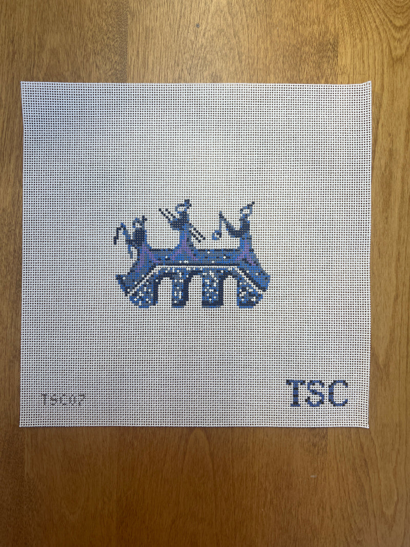 The Sheffield Collection ·  Blue Willow Deconstructed-Bridge