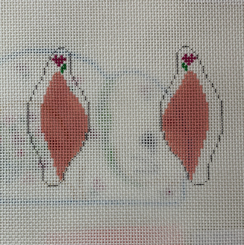 2-Sided Bunny - Pink Hearts (18 mesh)