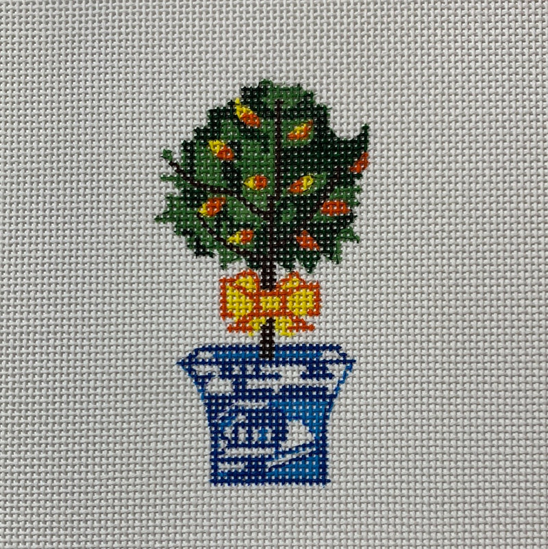 Topiary - Yellow Bow