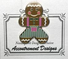 Gingerbread Boy Pink - Needleminder