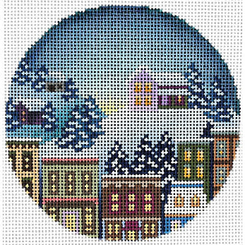 Abigail Cecile · House In Winter Ornament