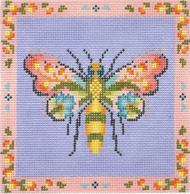 Abigail Cecile · Garden Bee In Pinks/purples