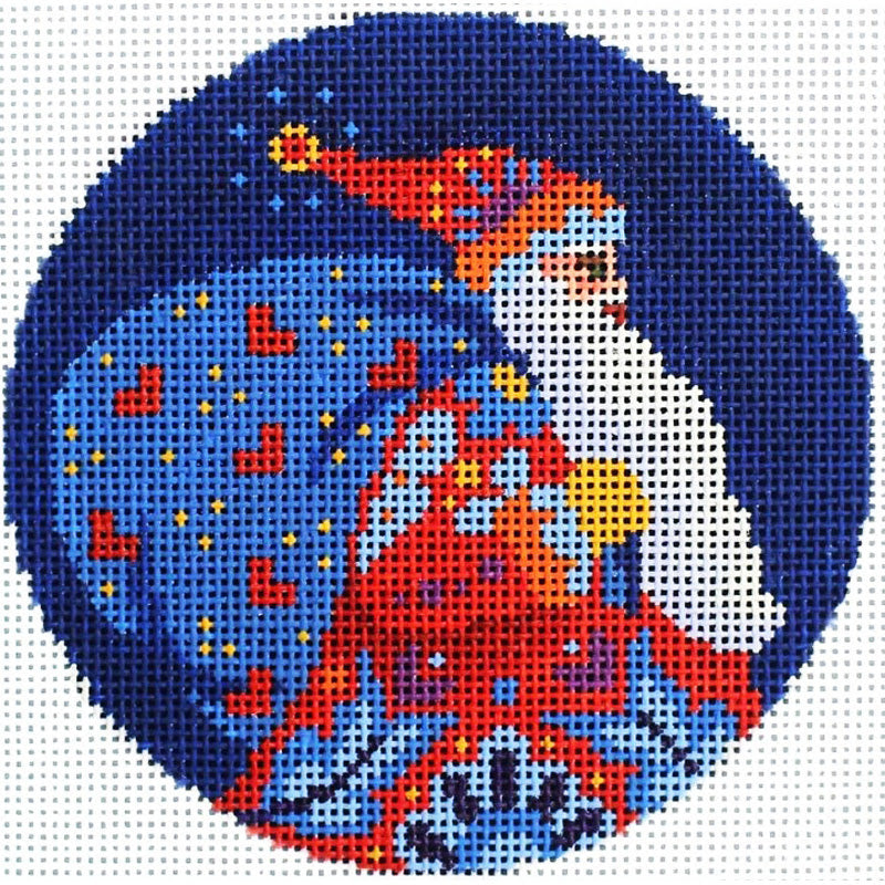Abigail Cecile · Folk Santa Ornament