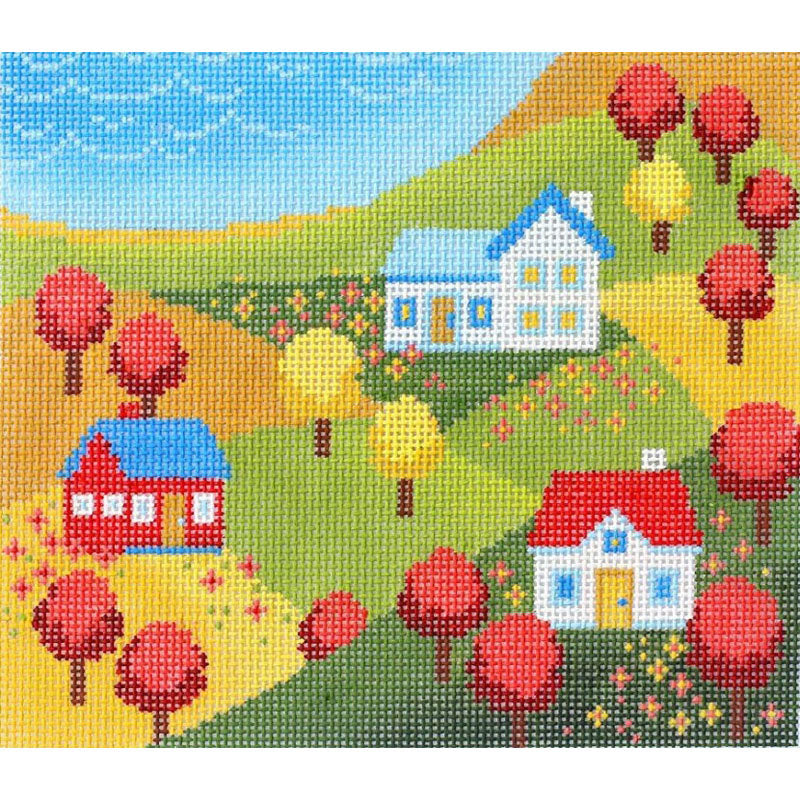 Abigail Cecile · Folk Art Landscape - Spring