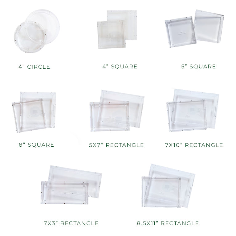 Self-Finishing Acrylic Trays