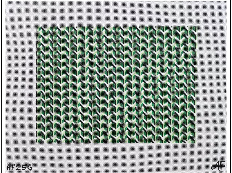 7 x 10 Y Clutch Green