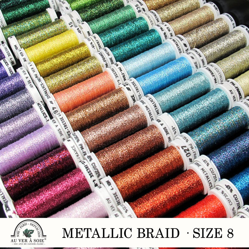 Au Ver A Soie® Metallic Braid 8