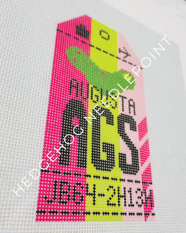 Retro Travel Tag · Augusta