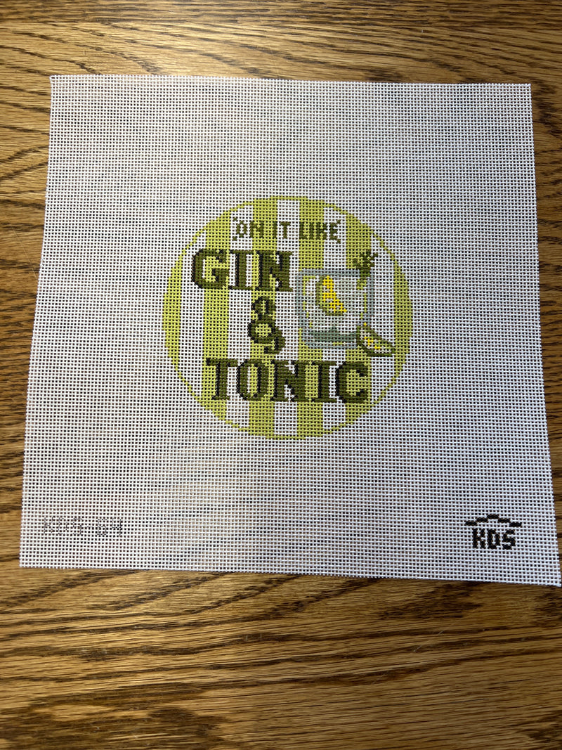 Kirkland Design ·  Happier Hour Coaster-Gin and Tonic