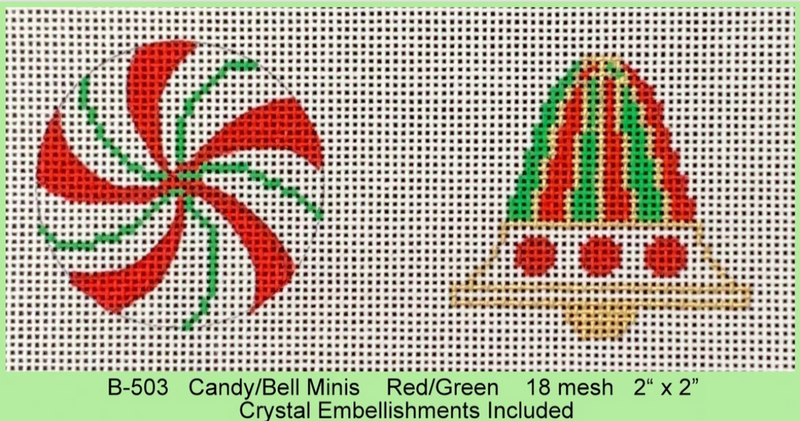 Candy/Bell Mini In Red/Green