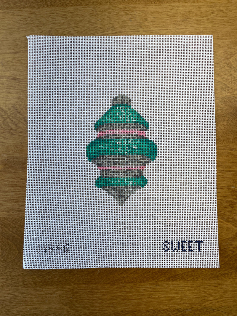 Maddie Sweet ·  Teal/Silver Shiny Bright Ornament