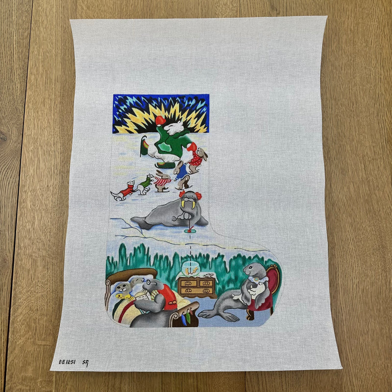 Polar Bear & Seal stocking (18m)