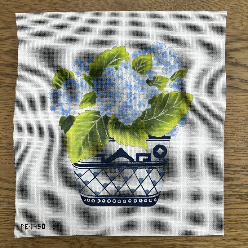 Hydrangea In Willowware (shaped) (13m)