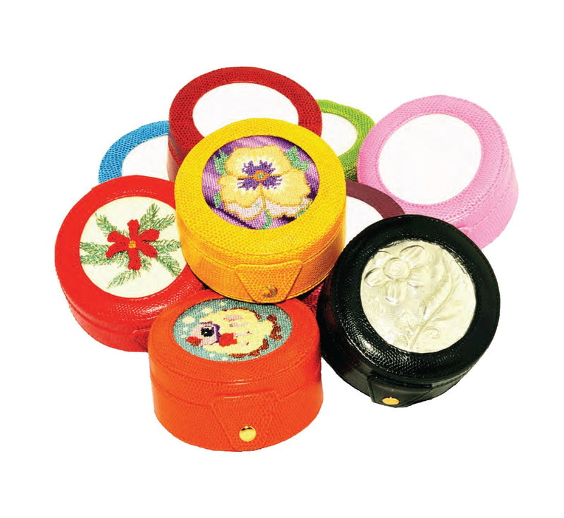 Round Leather Gift Box