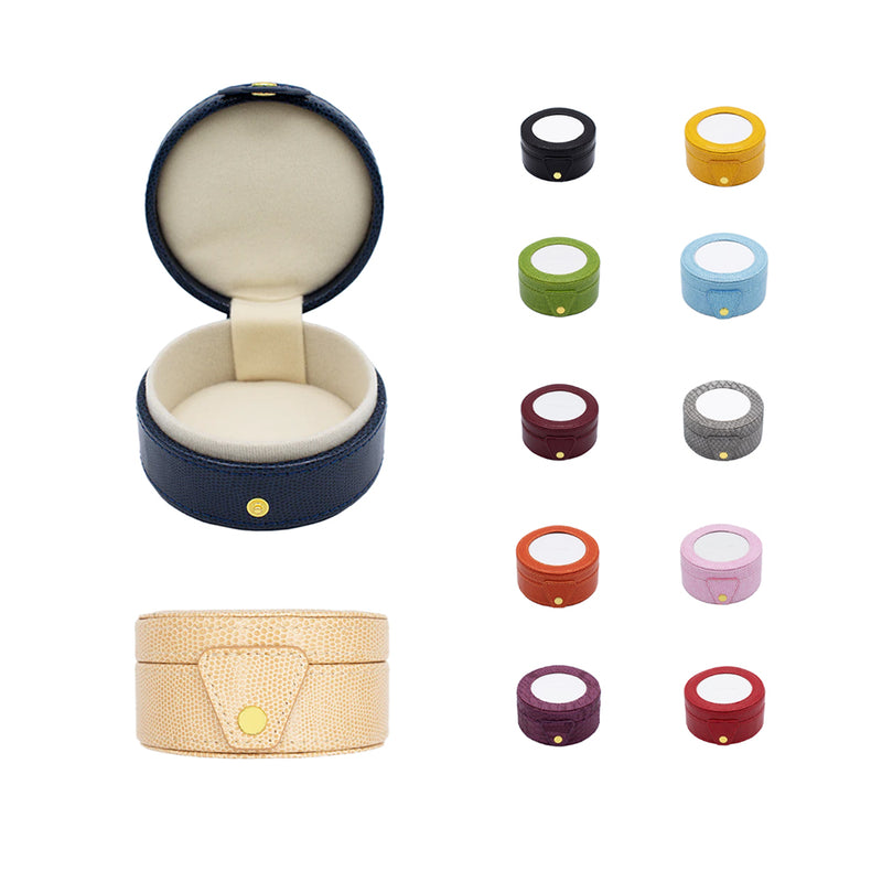 Round Leather Gift Box