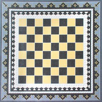 The Gambit Chessboard - Gray & Sand
