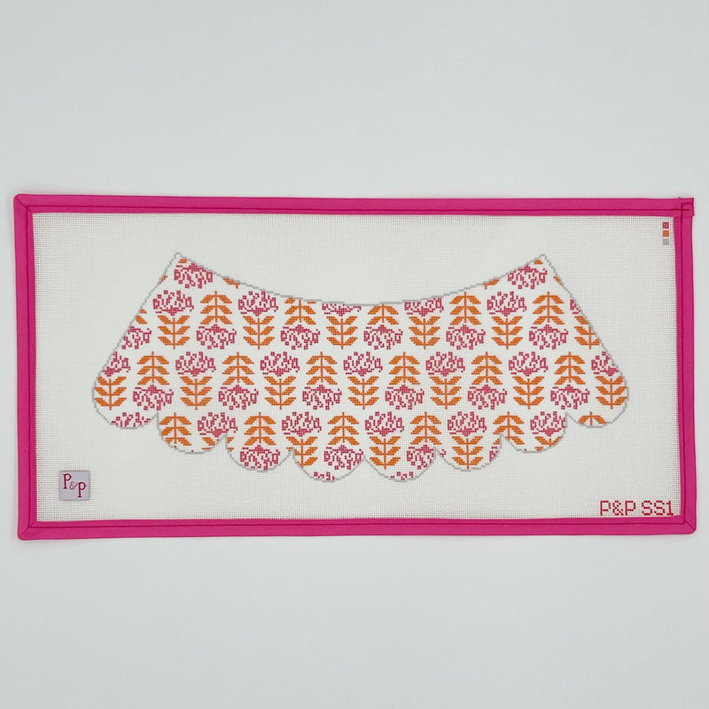 Blocked Begonia Lampshade