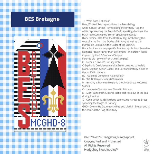 Retro Travel Tag · Bretagne