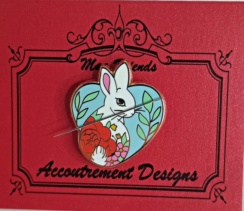 Rabbit w/ Flower Tattoos - Needleminder