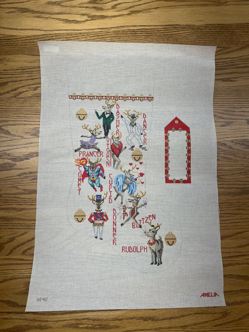 Amelia Bond ·  Reindeer Stocking and Tag