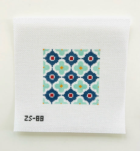 Teal Moroccan Tile — Stitching Fox