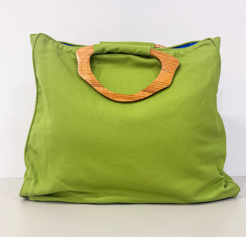 Trapezoid Bargello Tote - Bespoke Needlepoint Bag Collection