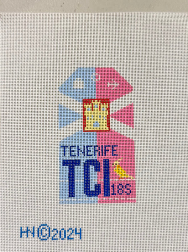 Retro Travel Tag · Tenerife