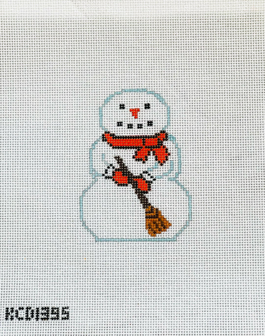Snowman with Broom