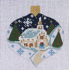 Winter Church Ornament