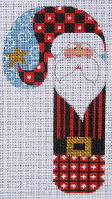 Striped Santa Candy Cane