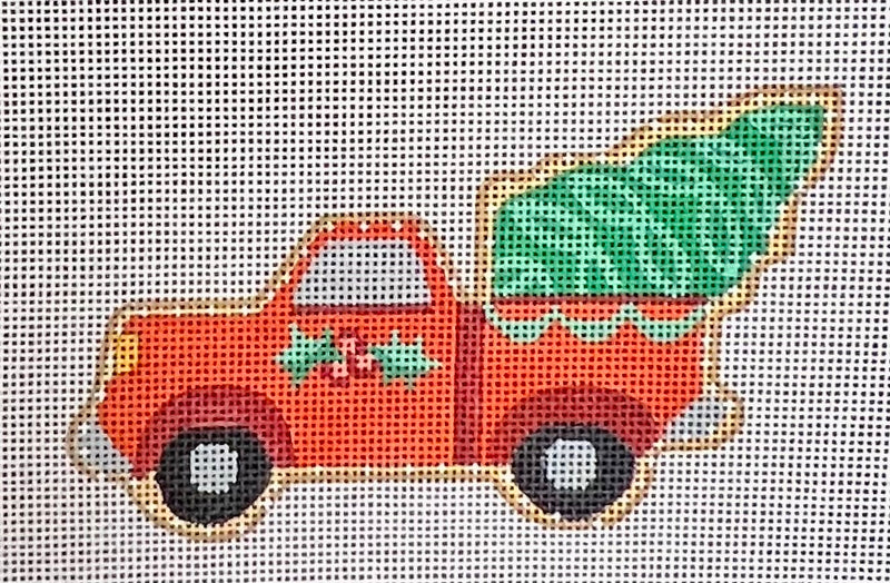 Christmas Cookie - Truck with Tree
