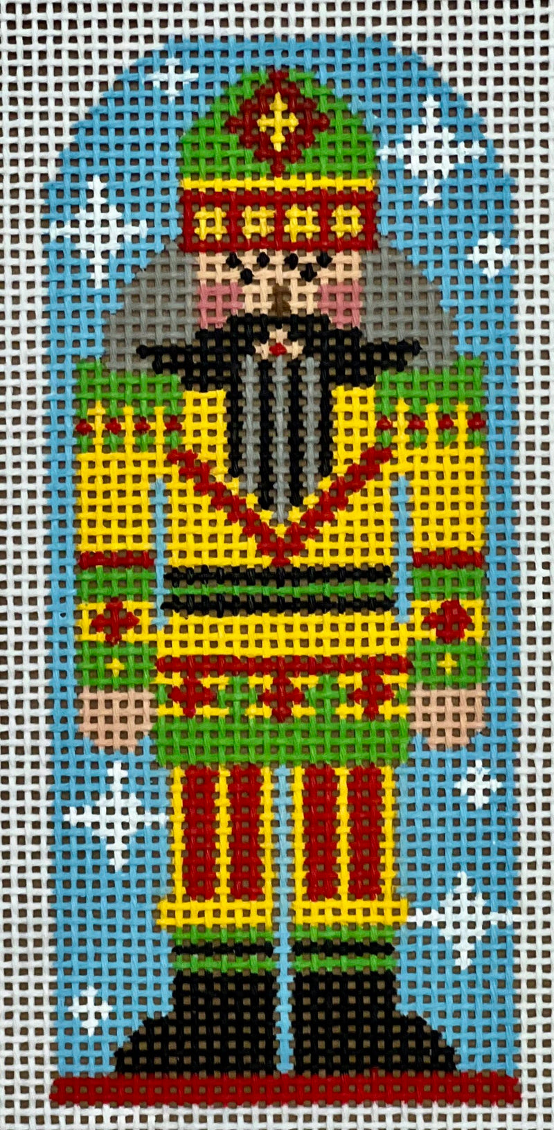 Yellow Nutcracker Ornament, Yellow Pants