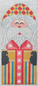 Santa with Gold Present