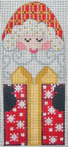 Santa with Red Present