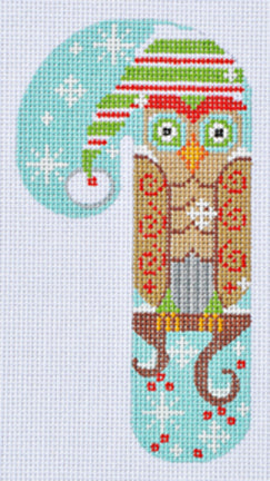 Owl Candy Cane