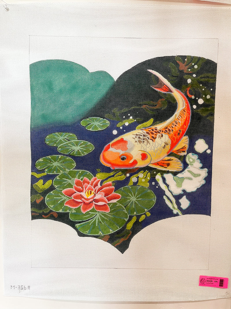 Orange/White Carp Scroll Center only