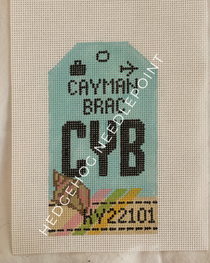 Retro Travel Tag · Cayman Brac