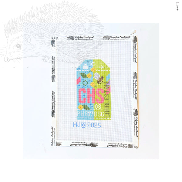 Retro Travel Tag · Charleston 2.0